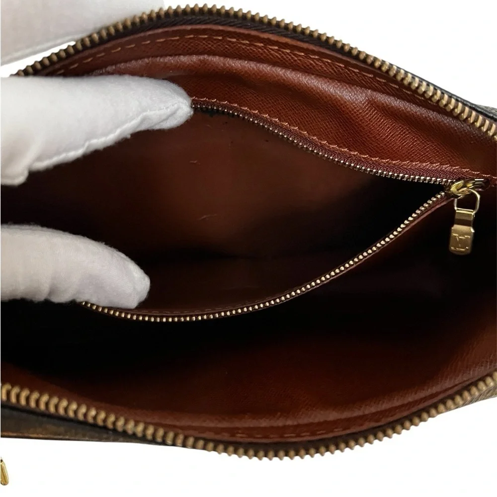 Louis Vuitton Marley Wristlet Clutch Monogram PM Dragonne Circa 2002